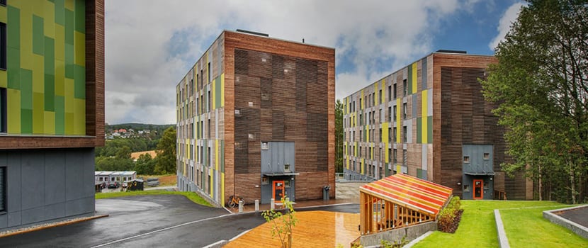 Høgskolen i Østfold studentbygg med boliger